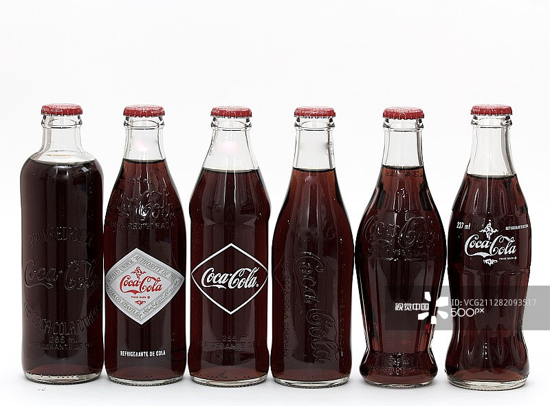 可口可乐经典瓶图片素材