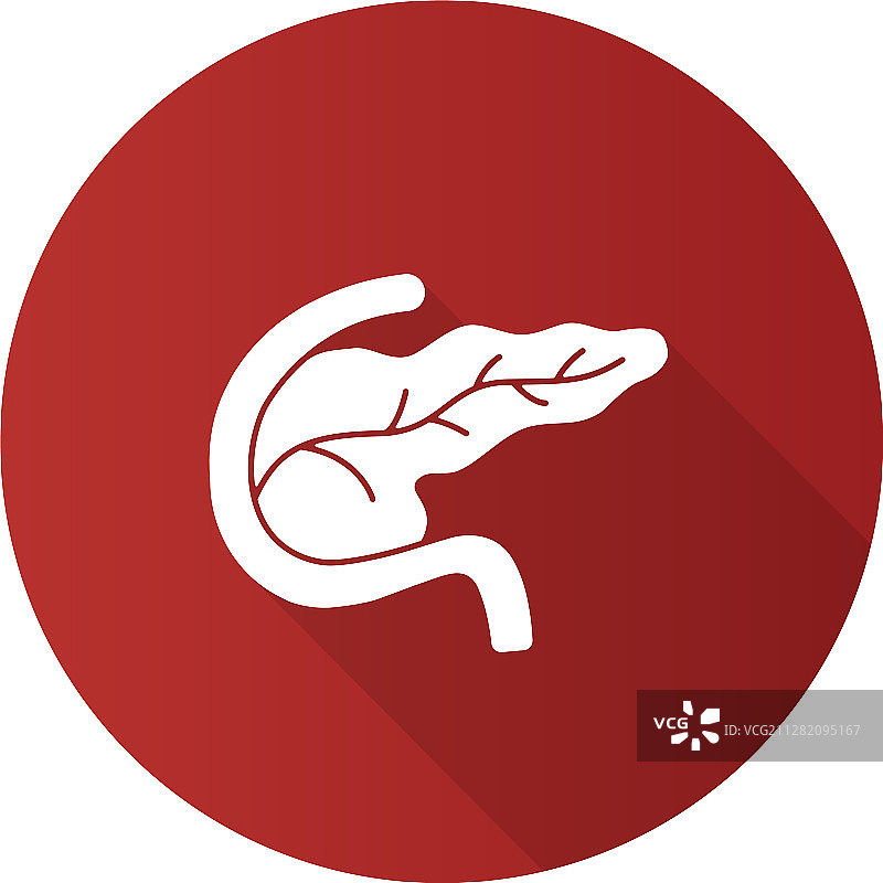 扁平风格长阴影glyph图标图片素材