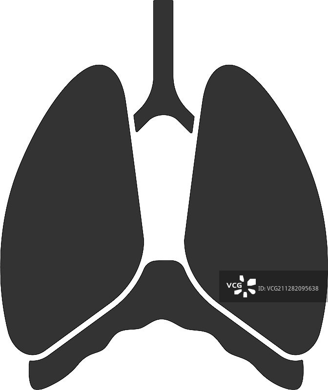 胸腔标志图标图片素材