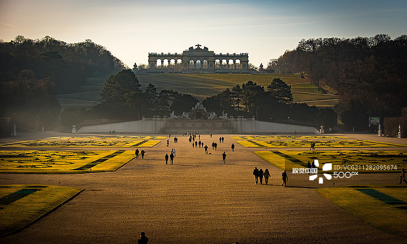 奥地利维也纳美泉宫图片素材