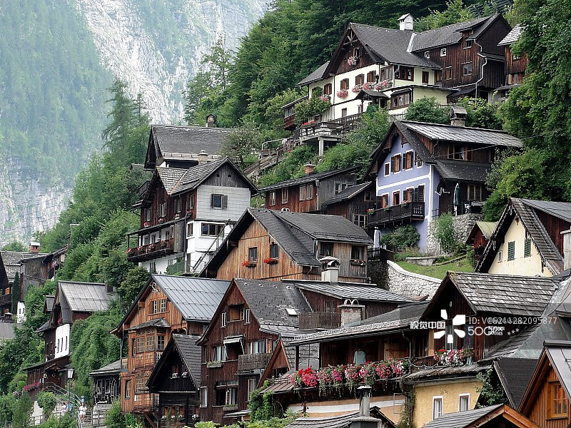 哈尔施塔特（奥地利）图片素材