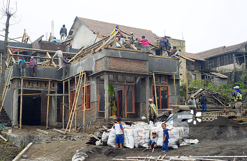建筑施工活动图片素材