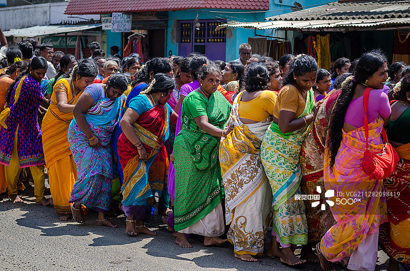 2016年马马拉普拉姆奇特拉节图片素材