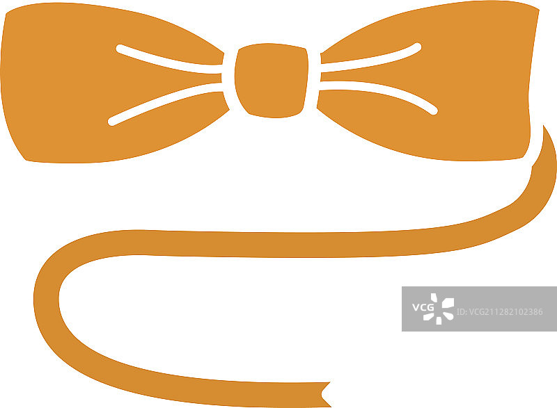 彩色字形领结图标图片素材