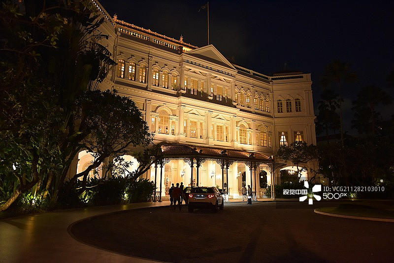 新加坡莱佛士酒店图片素材