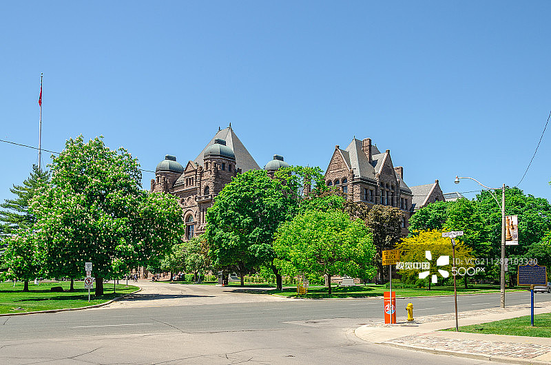 加拿大安大略省多伦多立法大楼图片素材