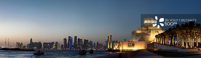 多哈的日落图片素材