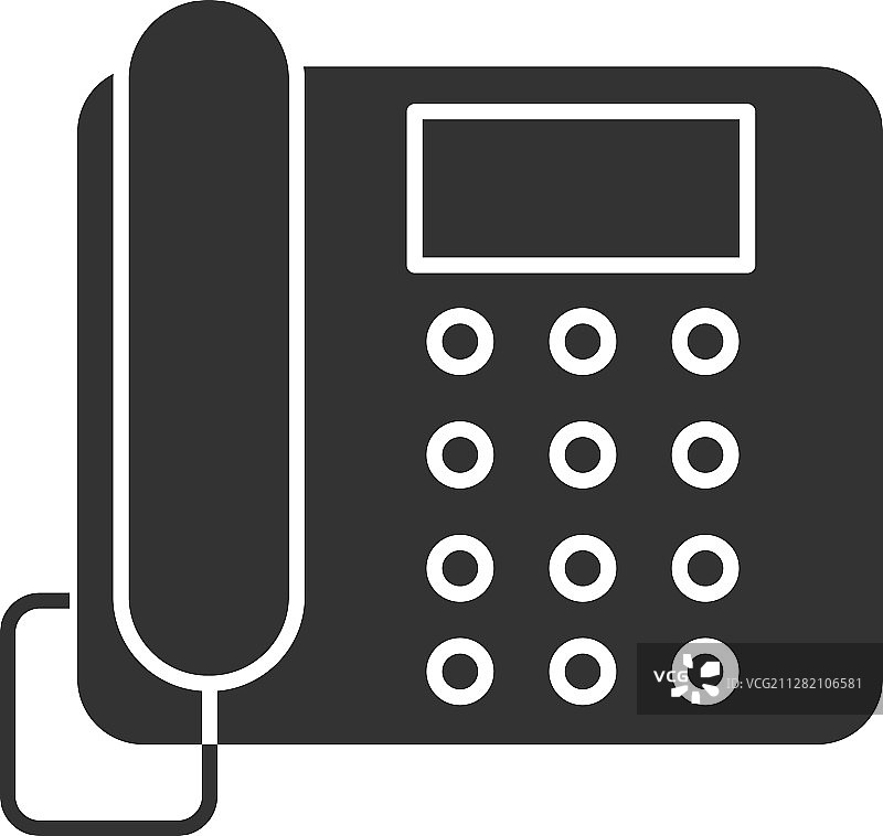 座机电话标志图标图片素材