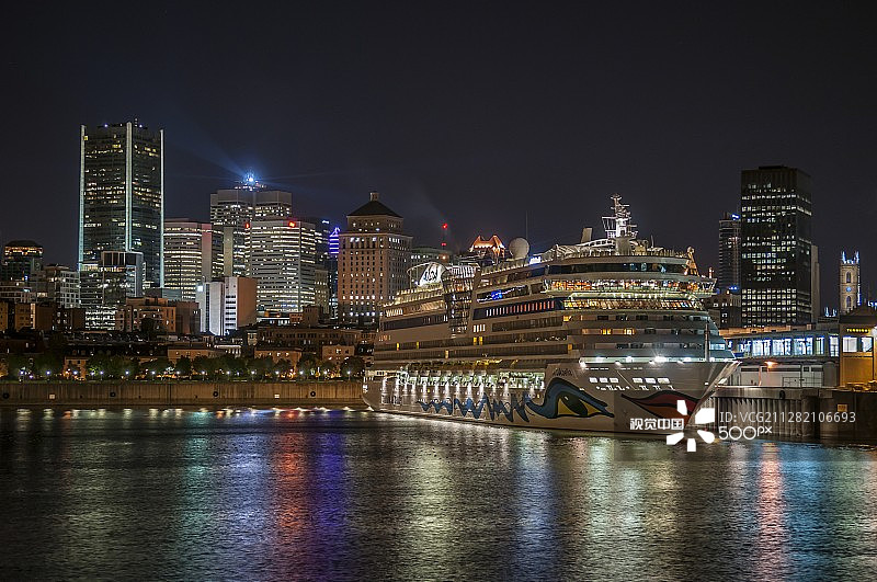 AIDAbella游轮在蒙特利尔图片素材