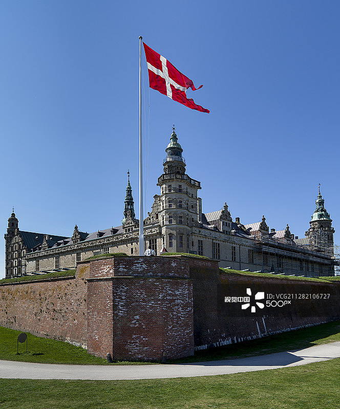 晴朗的克隆堡城堡图片素材