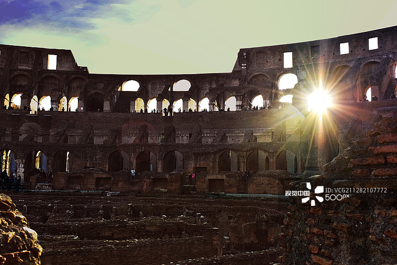 罗马圆形大剧场图片素材