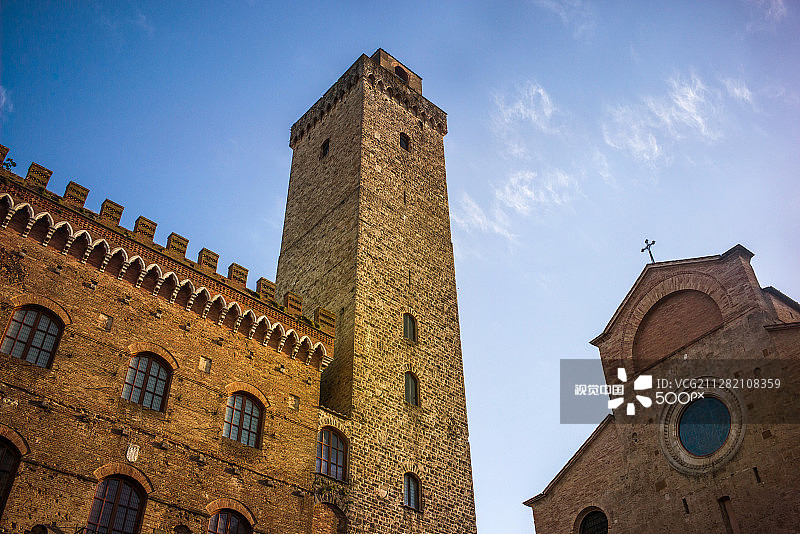圣吉米尼亚诺，托斯卡纳图片素材