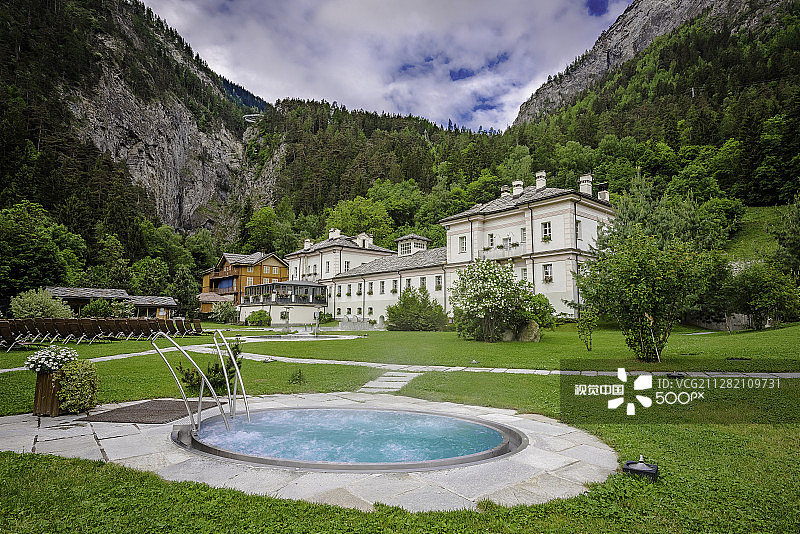 圣迪迪埃温泉浴场图片素材