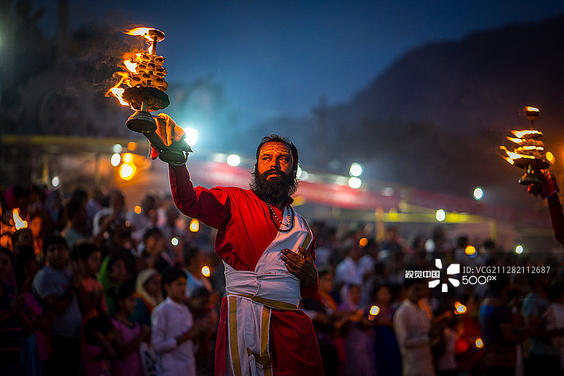 瑞诗凯诗的印度僧侣图片素材