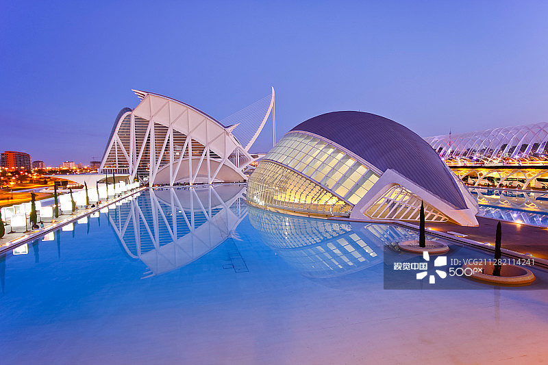 瓦伦西亚艺术科学城博物馆图片素材