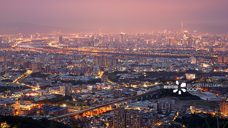 台北城市风光图片素材