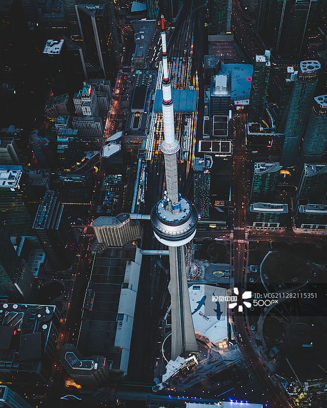 多伦多加拿大国家电视塔图片素材