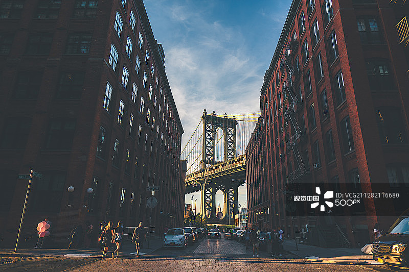 曼哈顿桥图片素材