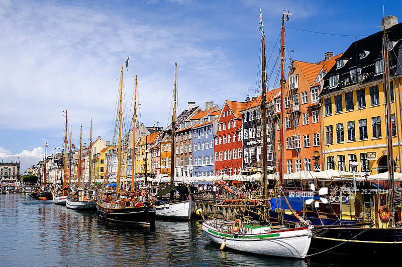 哥本哈根新港图片素材