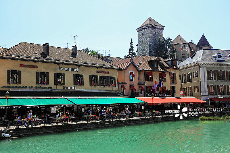 法国上萨瓦省安纳西图片素材