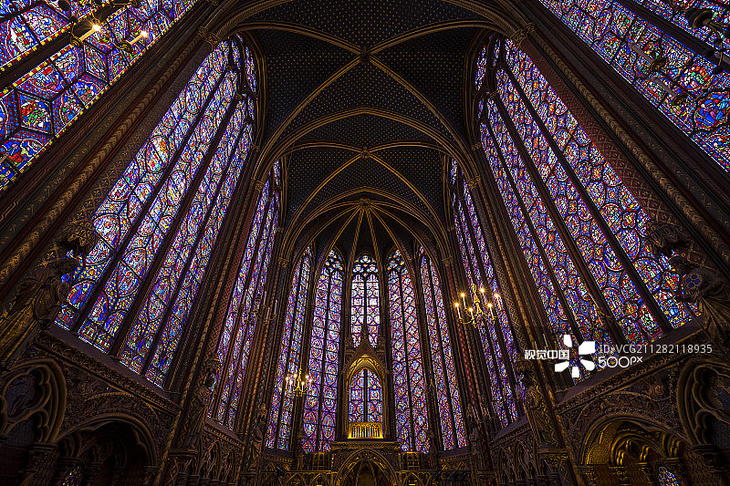 巴黎圣礼拜堂图片素材