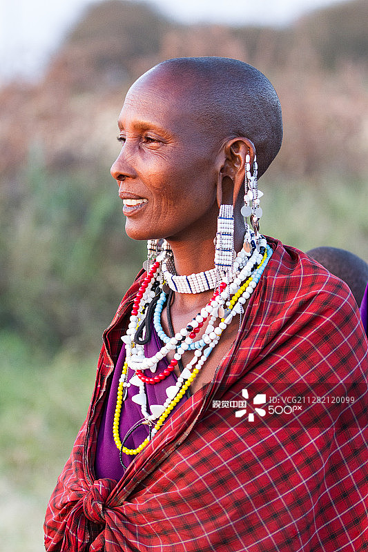 马赛女人图片素材