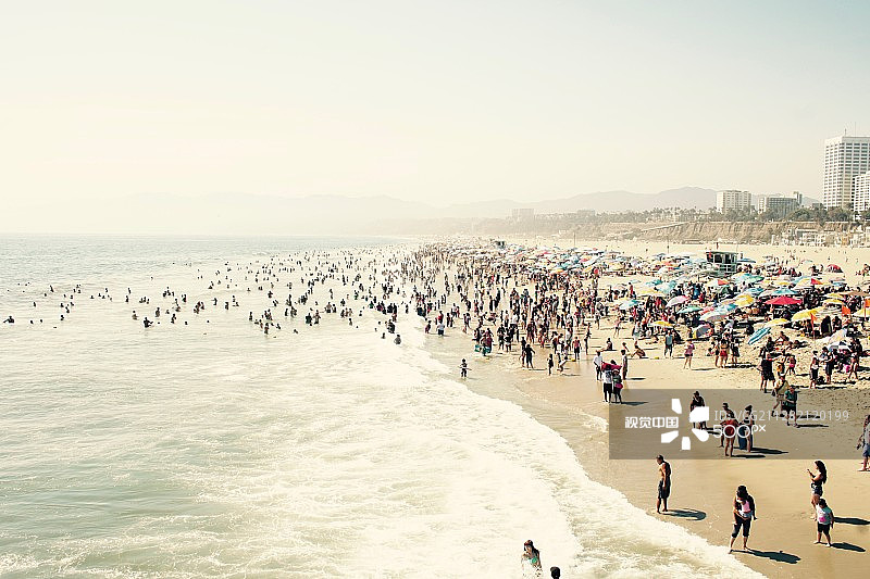圣塔莫尼卡海滩图片素材