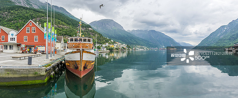 挪威的港口图片素材