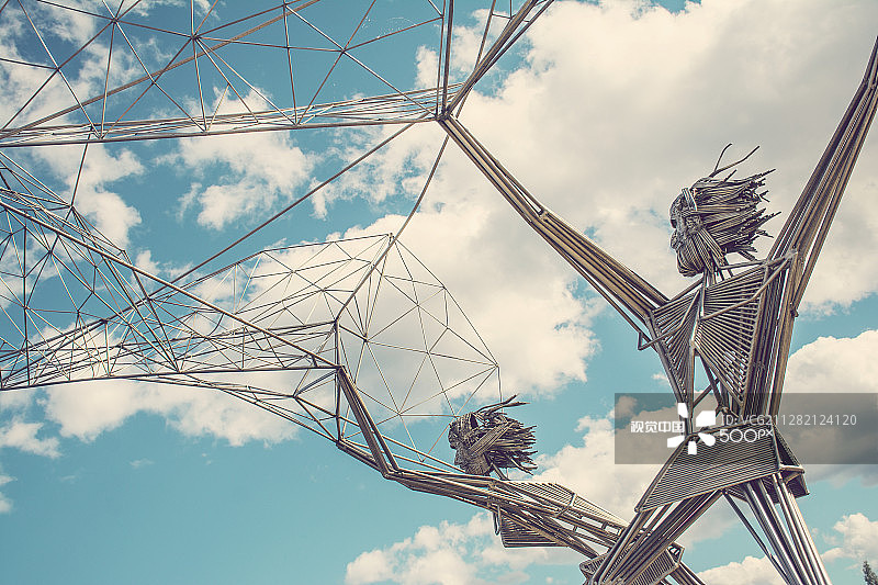 俄罗斯彼得罗扎沃茨克的纪念碑图片素材