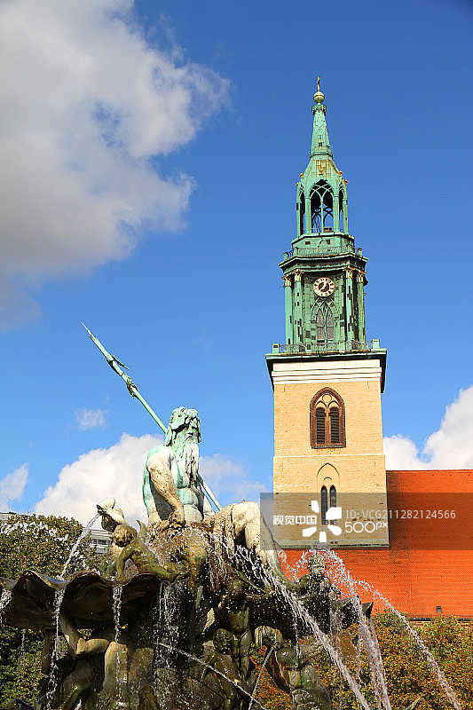 德国柏林玛丽恩教堂图片素材