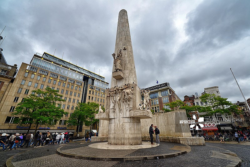 水坝广场国家纪念碑图片素材