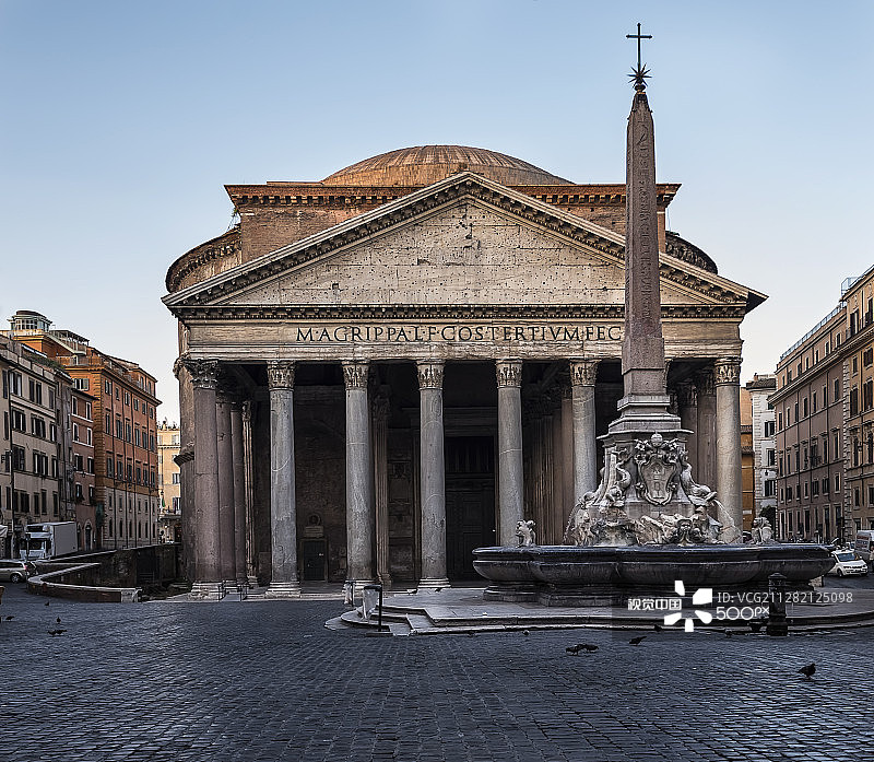 万神庙图片素材