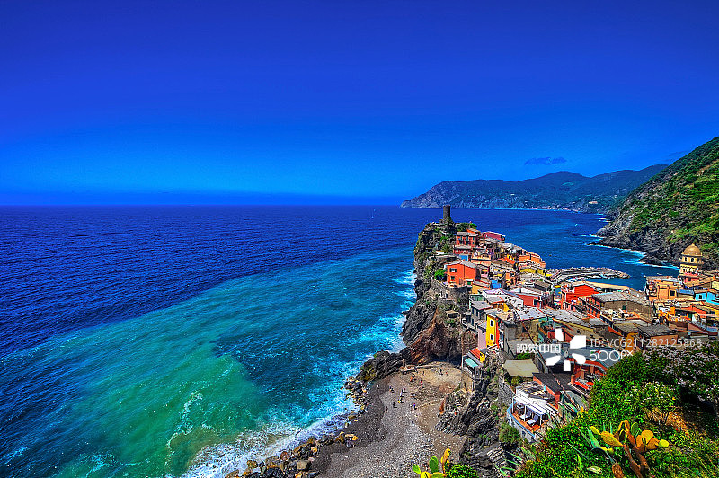 韦尔纳扎，五渔村图片素材