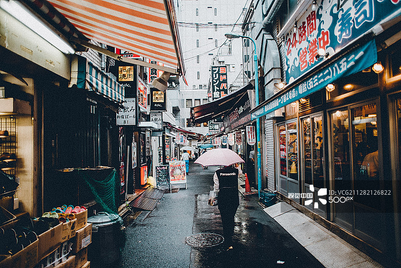 涩谷小巷图片素材