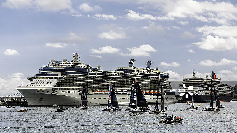 丰沙尔极限帆船运动图片素材