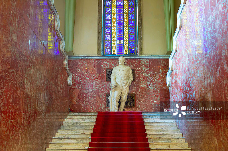 哥里博物馆内的斯大林纪念碑图片素材