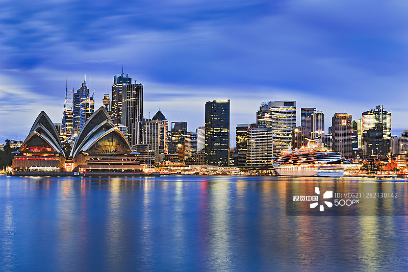 悉尼夜景图片素材