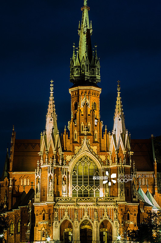 克拉科夫圣约瑟夫教堂图片素材