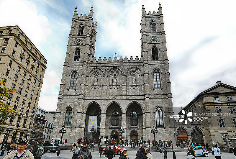 加拿大蒙特利尔圣母大教堂图片素材