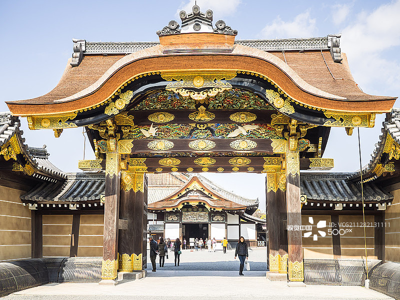 二条城入口图片素材