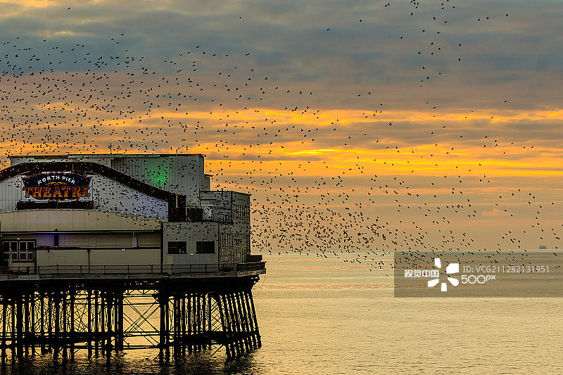 黑潭北码头图片素材