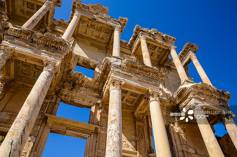 塞尔苏斯图书馆图片素材