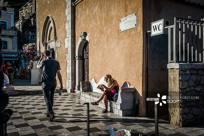 西西里岛陶尔米纳,图片素材