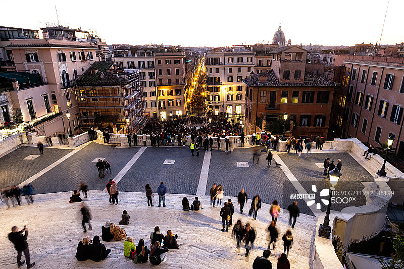 罗马西班牙阶梯图片素材