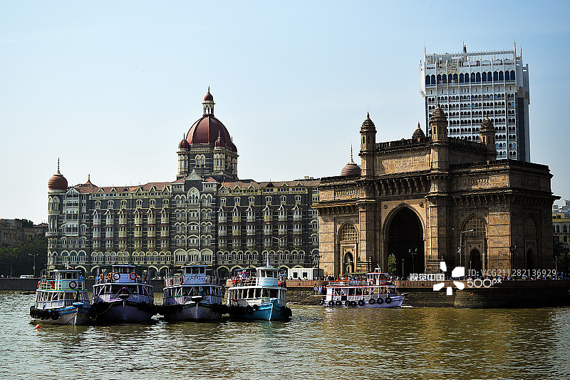 印度孟买印度门图片素材
