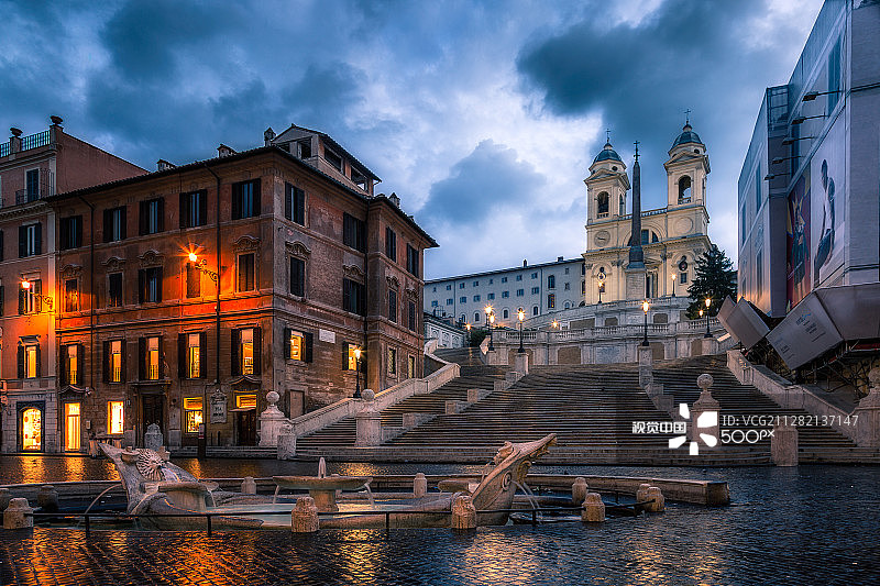 西班牙阶梯图片素材