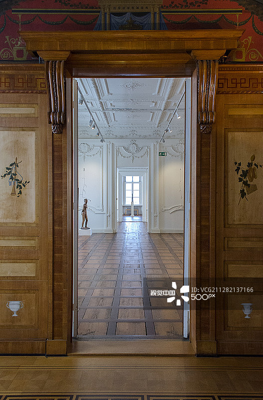 奥尔登堡王子宫画廊的门厅图片素材