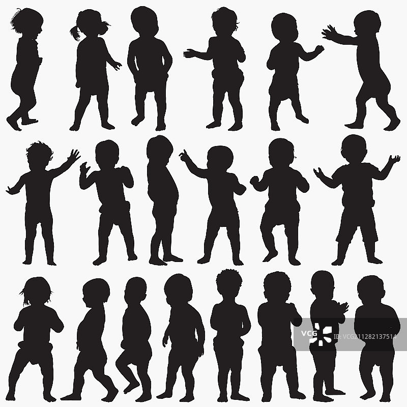 人们的剪影图片素材