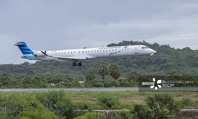 印度尼西亚鹰航庞巴迪CRJ1000 NextGen支线飞机图片素材