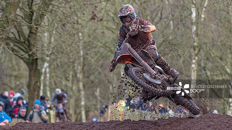 霍克斯通公园国际摩托车越野赛2016图片素材